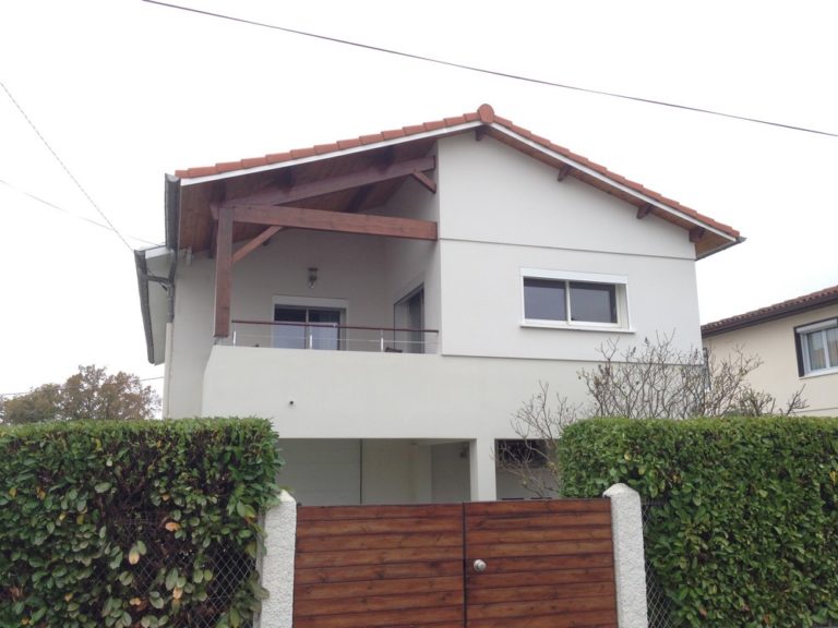 Exemple d'extension sur une maison individuelle à étage, Polato