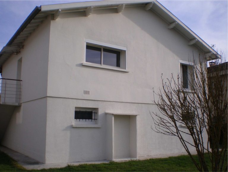 Exemple d'extension sur une maison individuelle à étage, Polato