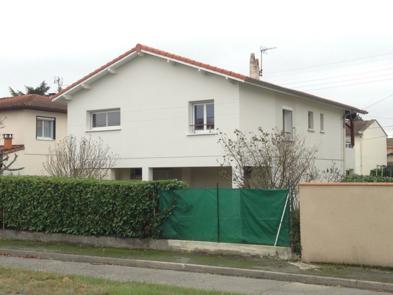 Exemple d'extension sur une maison individuelle à étage, Polato