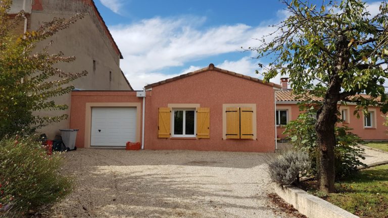 polato extension et rénovation, exemple d'agrandissement d'une maison de plain pied