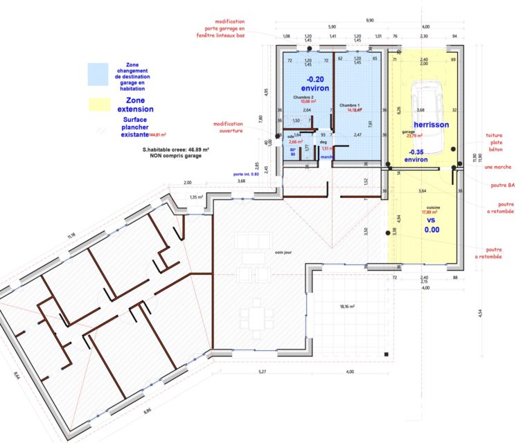 plan d'une maison, Polato constructions