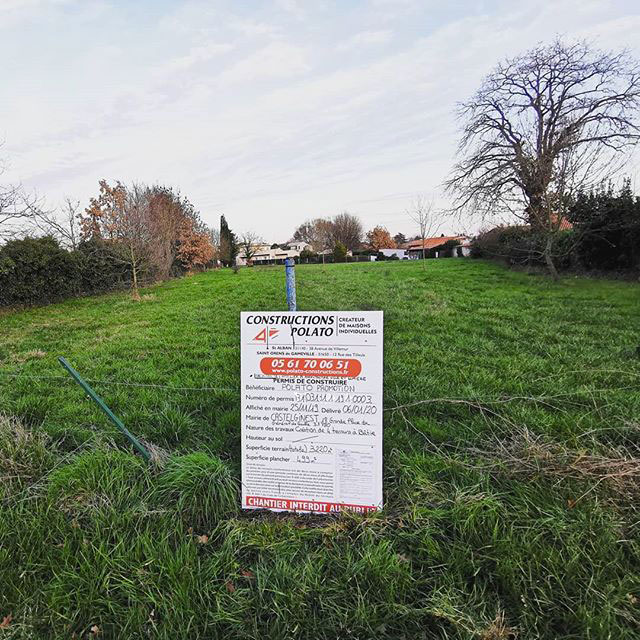 Constructions Polato, terrains à vendre pour construction de maison individuelle