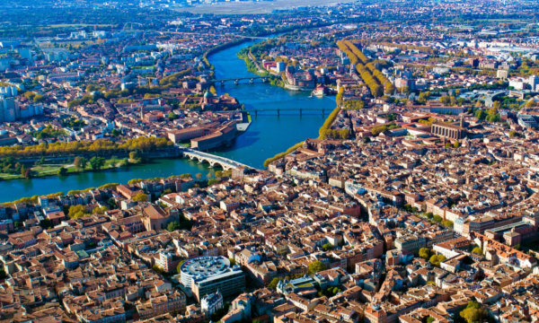 Vue de la ville de Toulouse