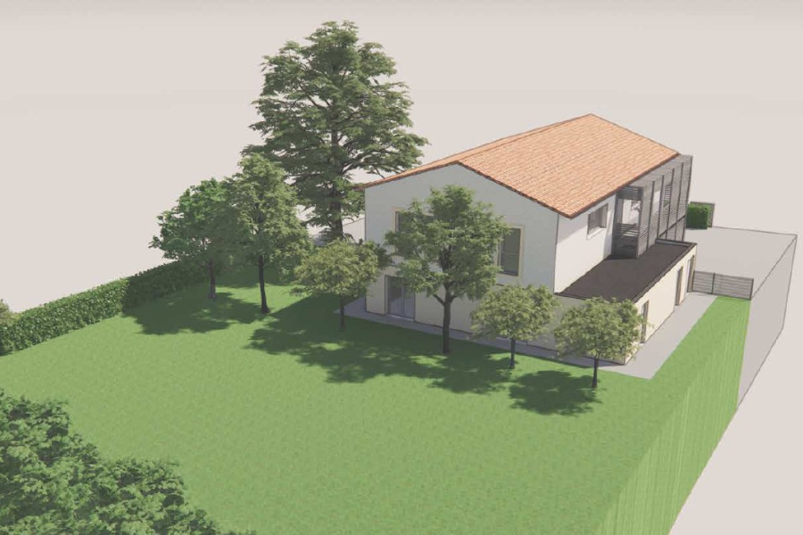 Projet Emmaüs réalisé par Polato Constructions, local professionnel et commercial.