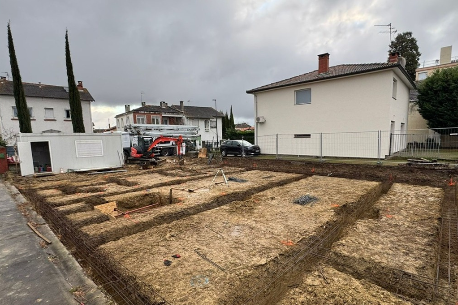 Démarrage des travaux pour la crèche à proximité de Toulouse, par Polato Construction