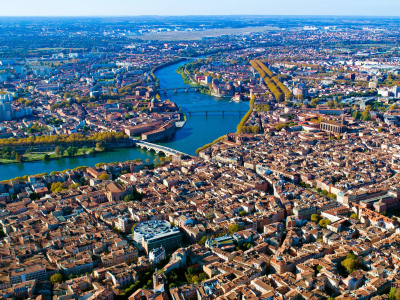 Vue de la ville de Toulouse